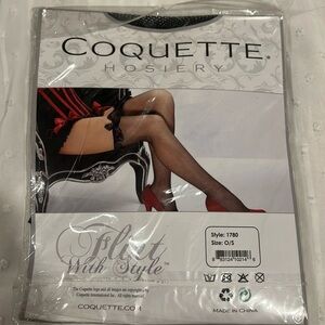 One size fishnet thigh highs